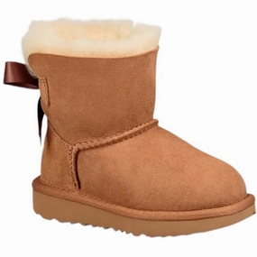 UGG K Mini Bailey Bow II Chestnut Freelancer Water Repellent