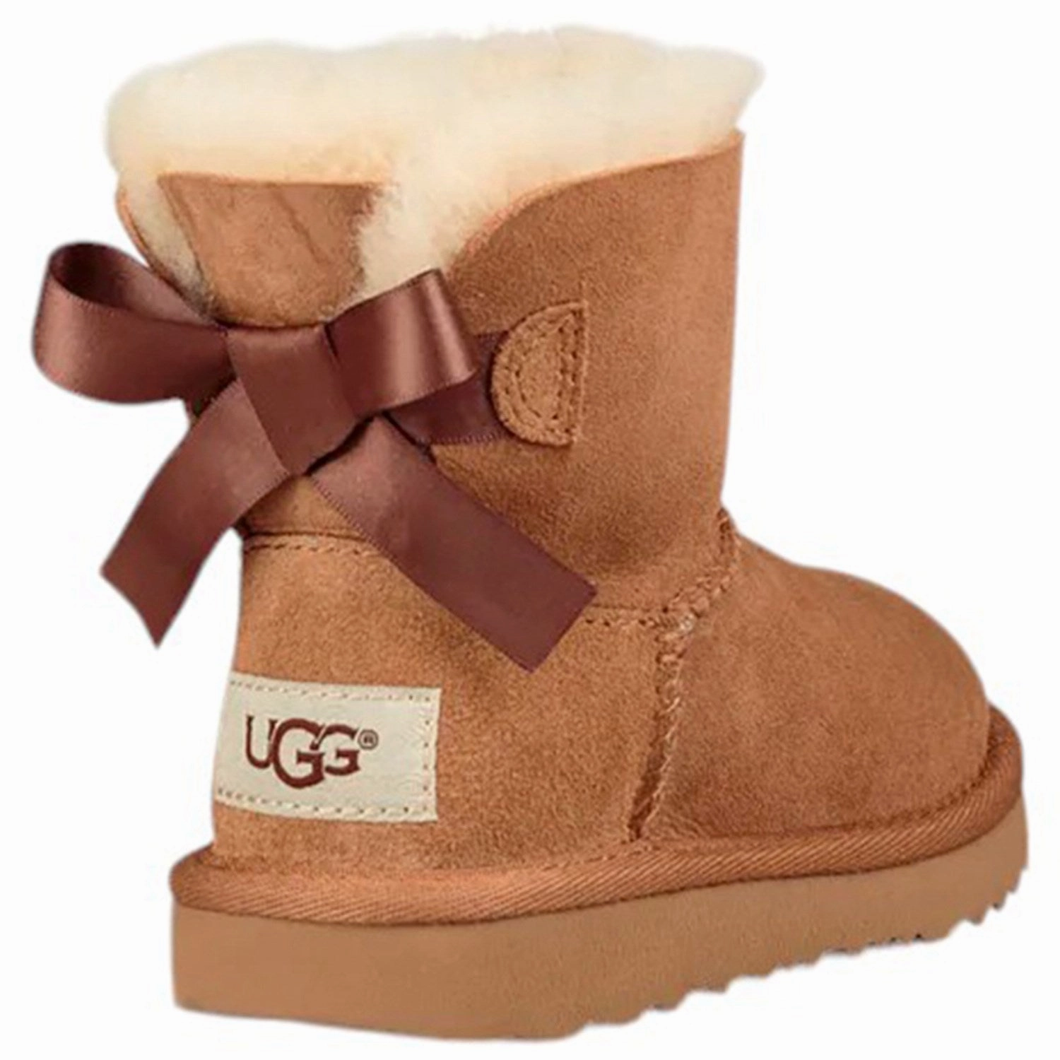 Feather Light Work Commute Protective Lining UGG K Mini Bailey Bow II Chestnut