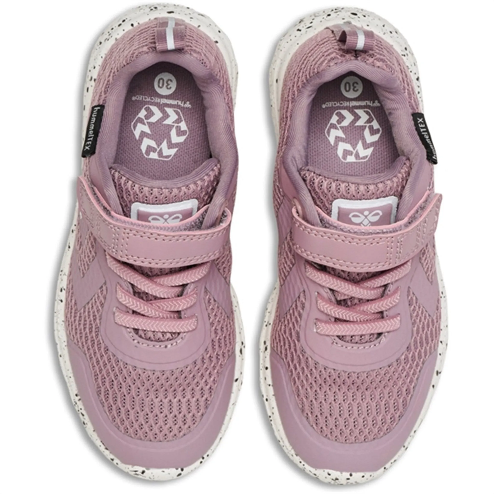 Dynamic Arch Cushion Flattering wear Hummel Actus Tex Recycled Jr Sneakers Quail