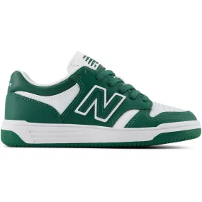 Anti microbial Structured wear New Balance Team Forest Green New Balance 480 Kids Lace