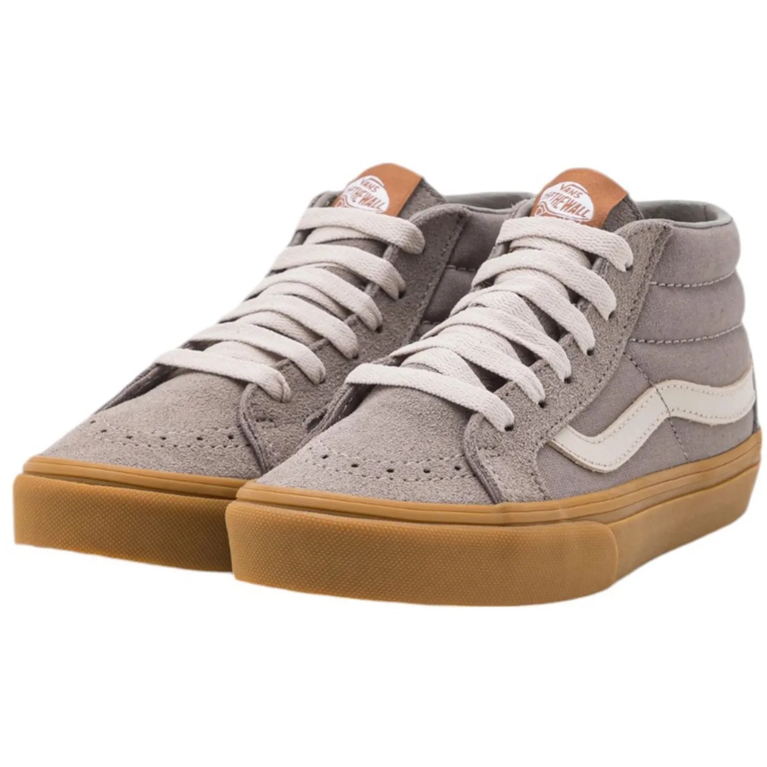 VANS GUM GREY SK8-Mid Reissue perforated panels