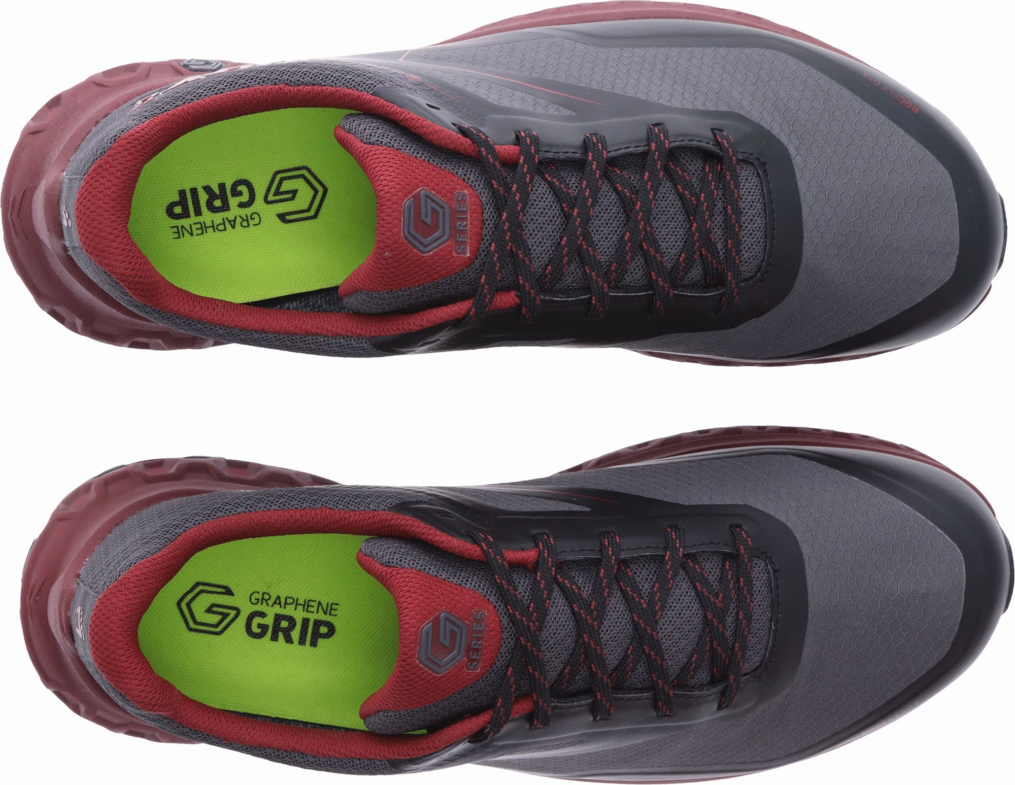 outdoor material bright style Inov8 RocFly G 350 GORE-TEX Mens Walking Shoes - Grey