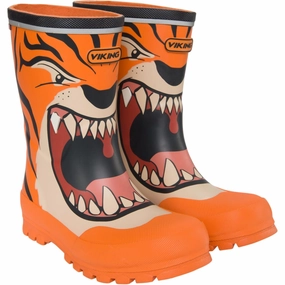 Slip Resistant Tread Construction Fit VIKING Orange/Multi Jolly Print