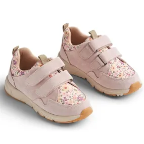 Trend Wear Weekend Trip Wheat Sneaker Double Velcro Toney Print Rose Ballet