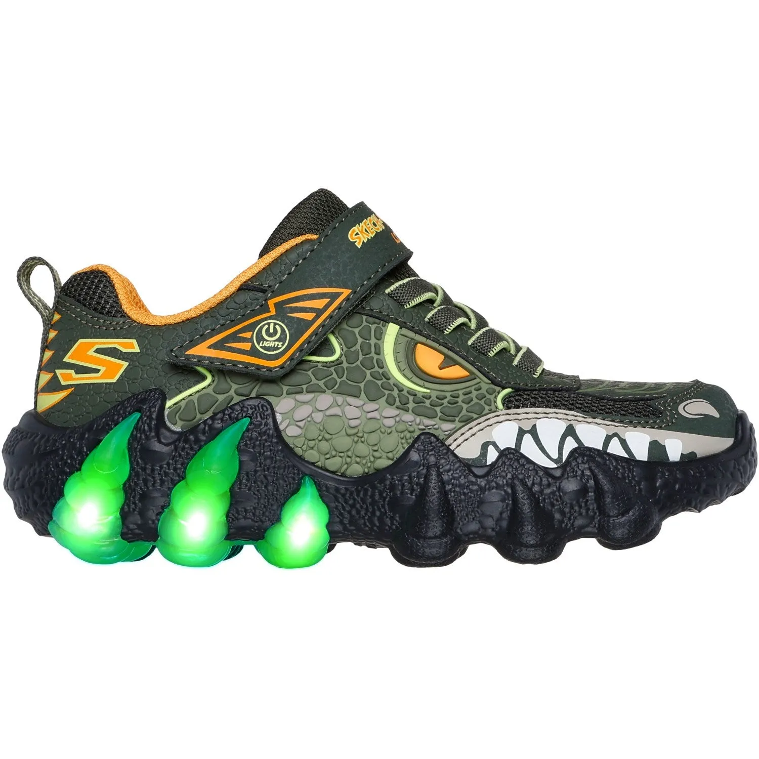 Skechers Skech-O-Saurus Lights Bc Sneakers Slip Resistant Traction