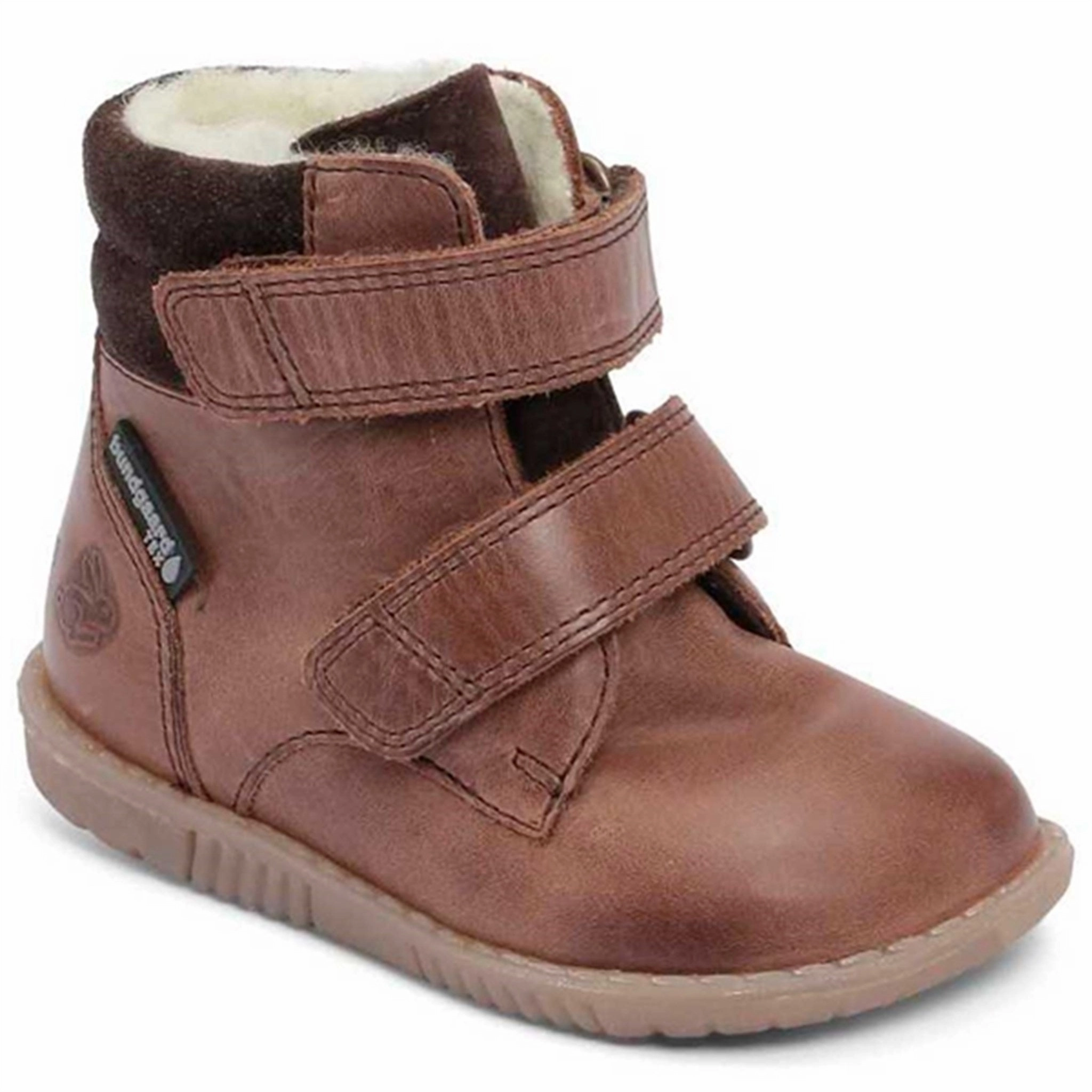 mom style Bundgaard Rabbit Boots Velcro Brown