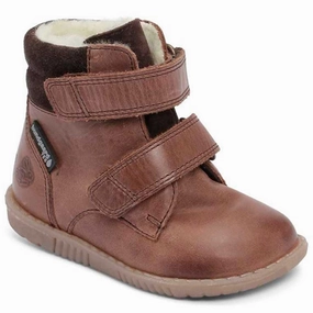 Bundgaard Rabbit Boots Velcro Brown Mid Cut