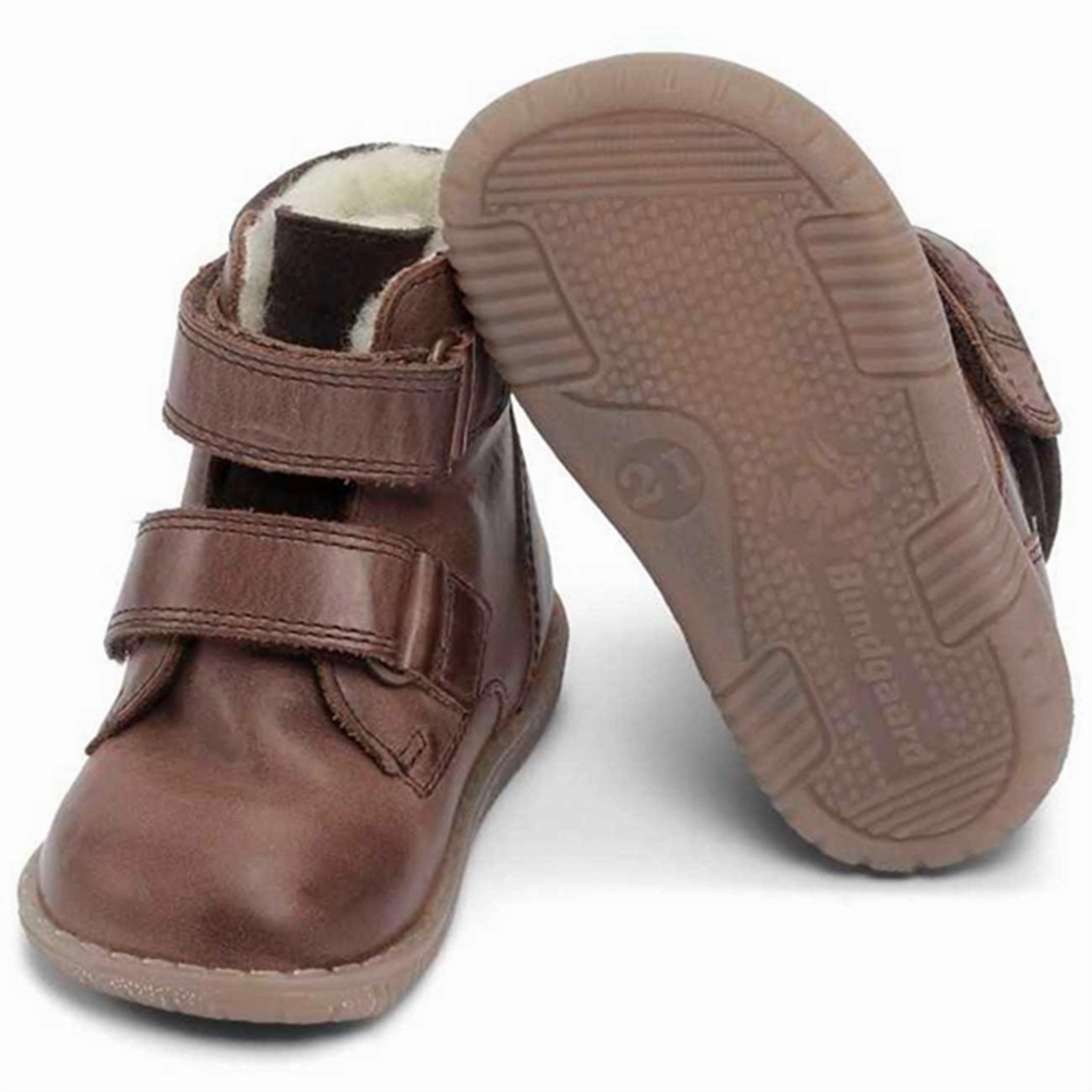 Bundgaard Rabbit Boots Velcro Brown Grippy Outsole Functional Minimalist Durable Shell Weekend Camping