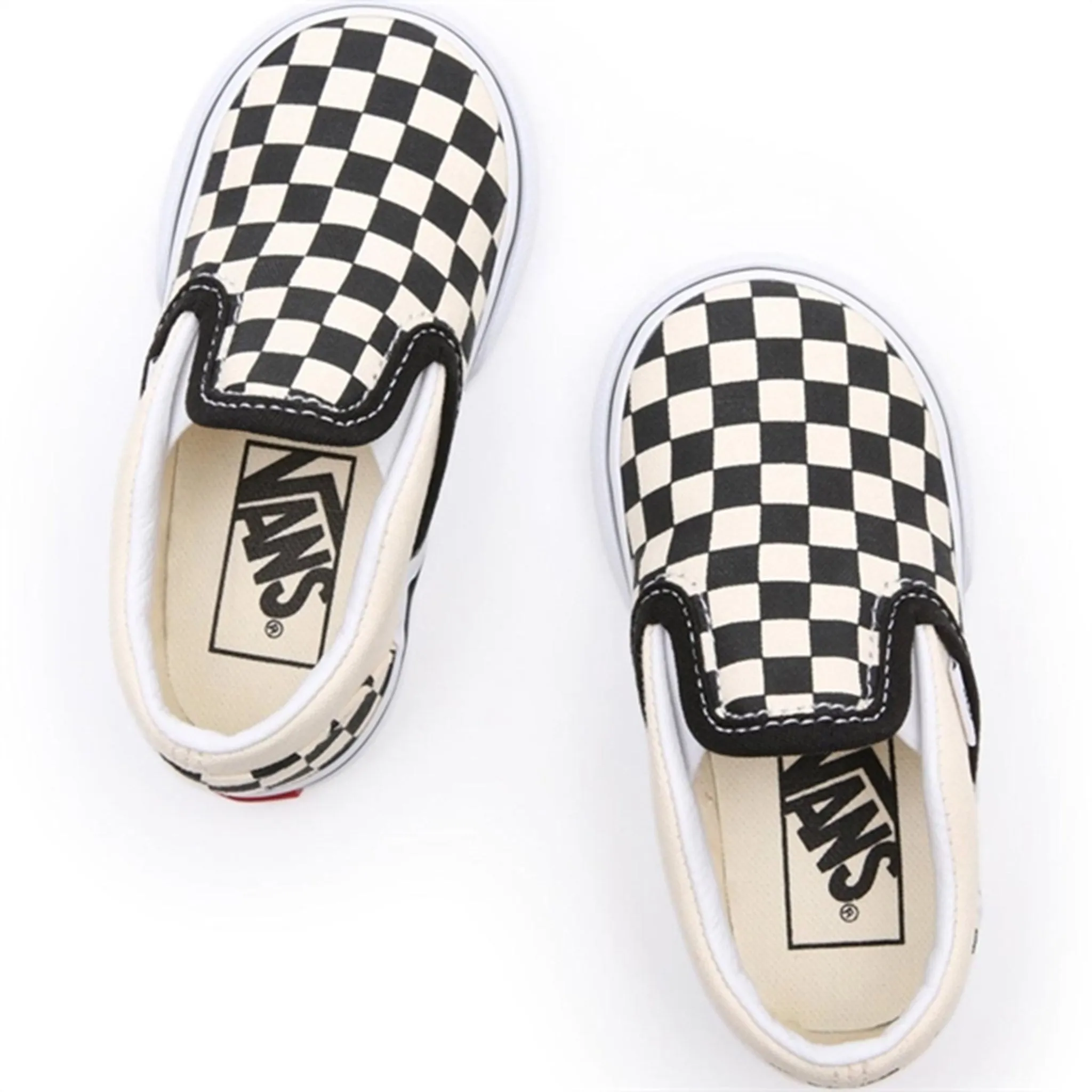 VANS Classic Slip-On Black/White Checkerboard Sko Seamless Fit Hybrid Wear