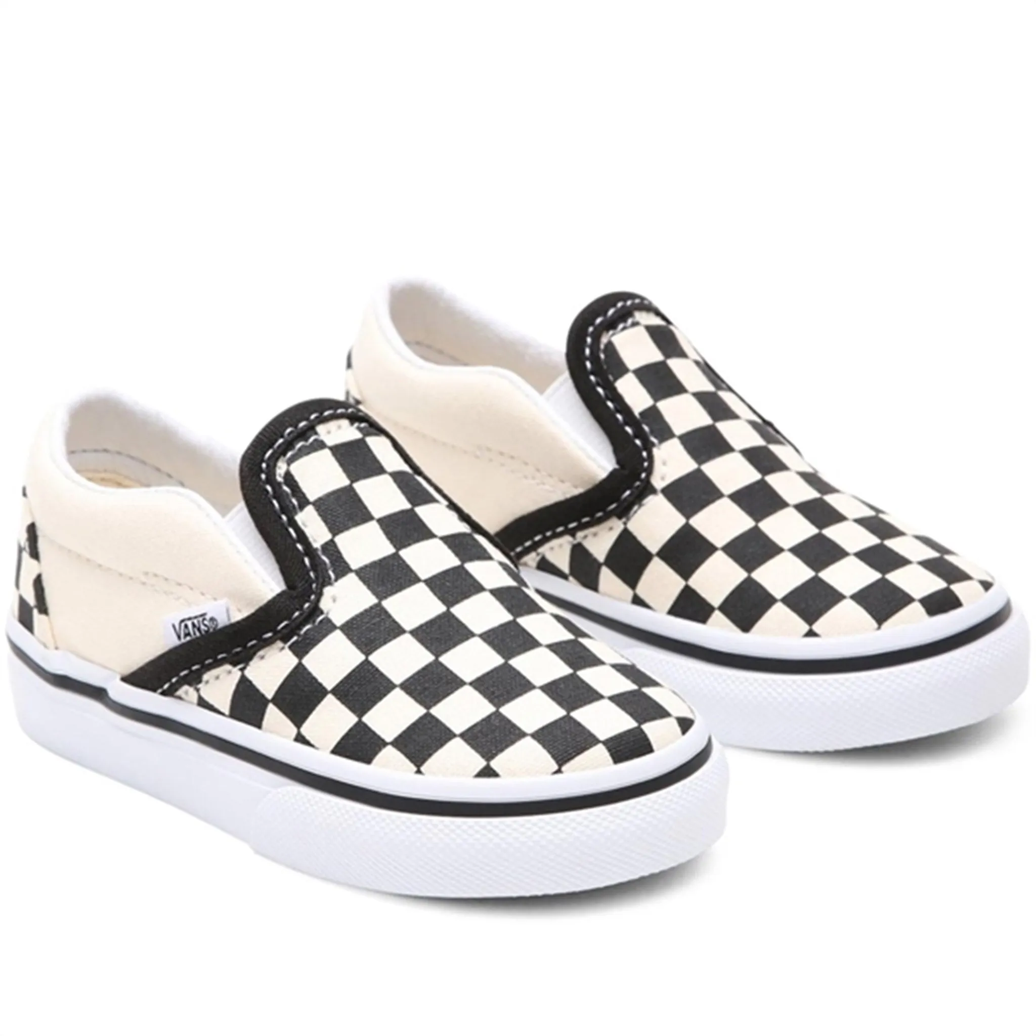 Signature grip VANS Classic Slip-On Black/White Checkerboard Sko