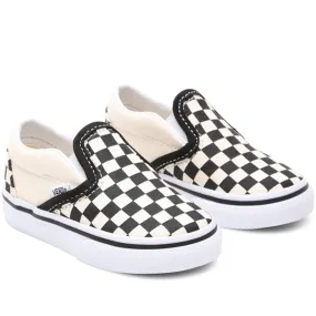Signature grip VANS Classic Slip-On Black/White Checkerboard Sko