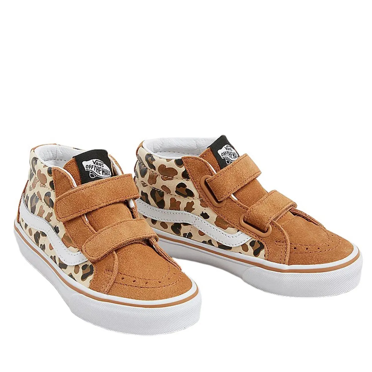 VANS Leopard Glitter BROWN/TRUE WHITE SK8-Mid Reissue V Urban Wear
