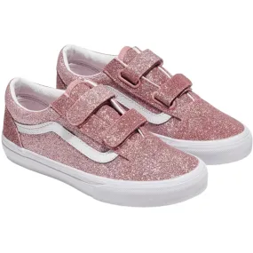 VANS Rose Gold Old Skool V Glitter Unbeatable cushioning Unisex Appeal