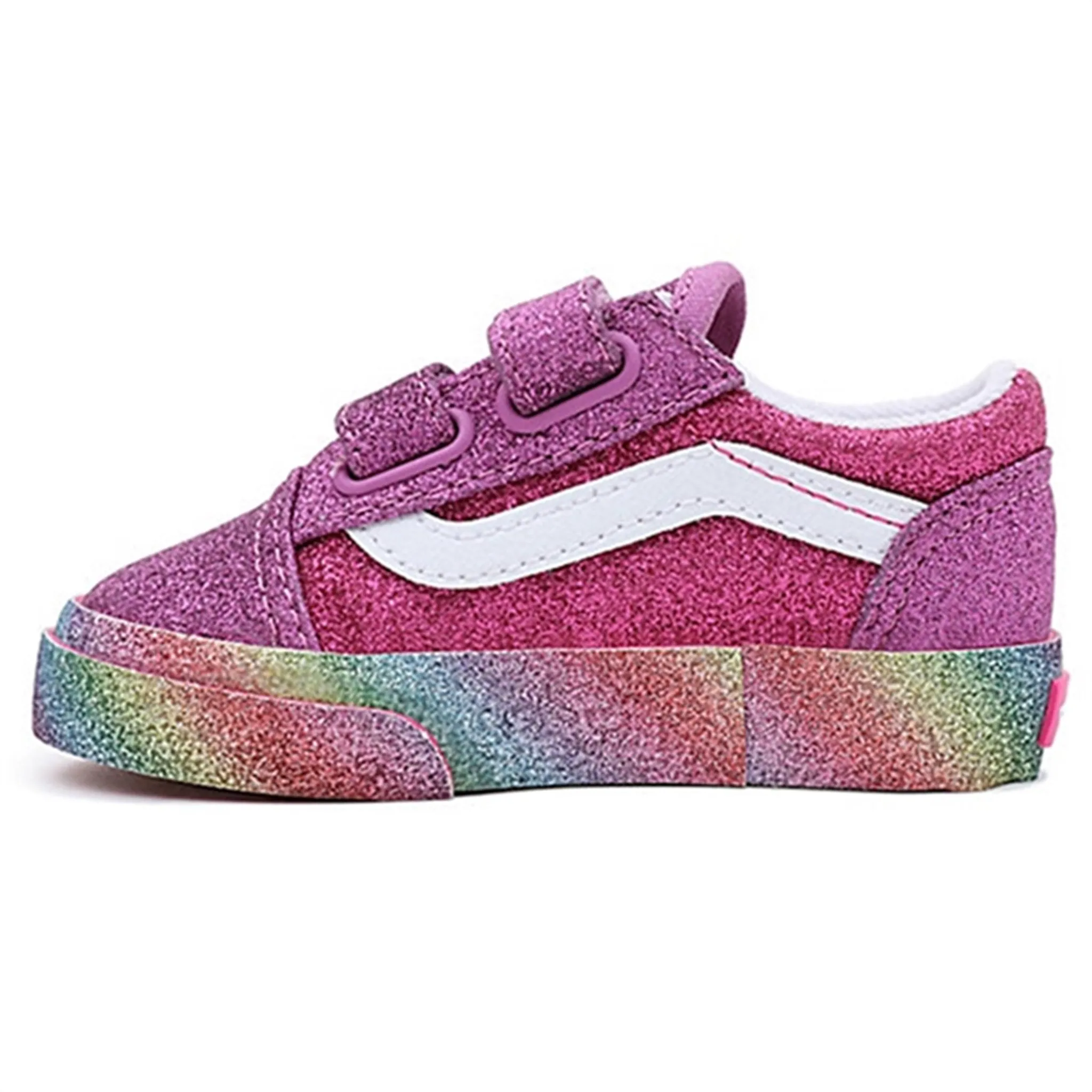 Tailored ease VANS TD Old Skool V Sneakers Glitter Rainglow Pink/Multi