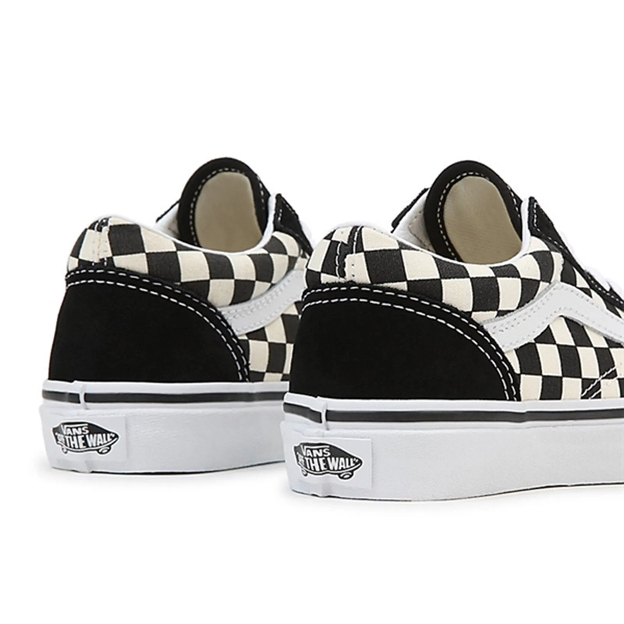 Balanced Curve VANS UY Old Skool Sneakers Primary Check Black/White