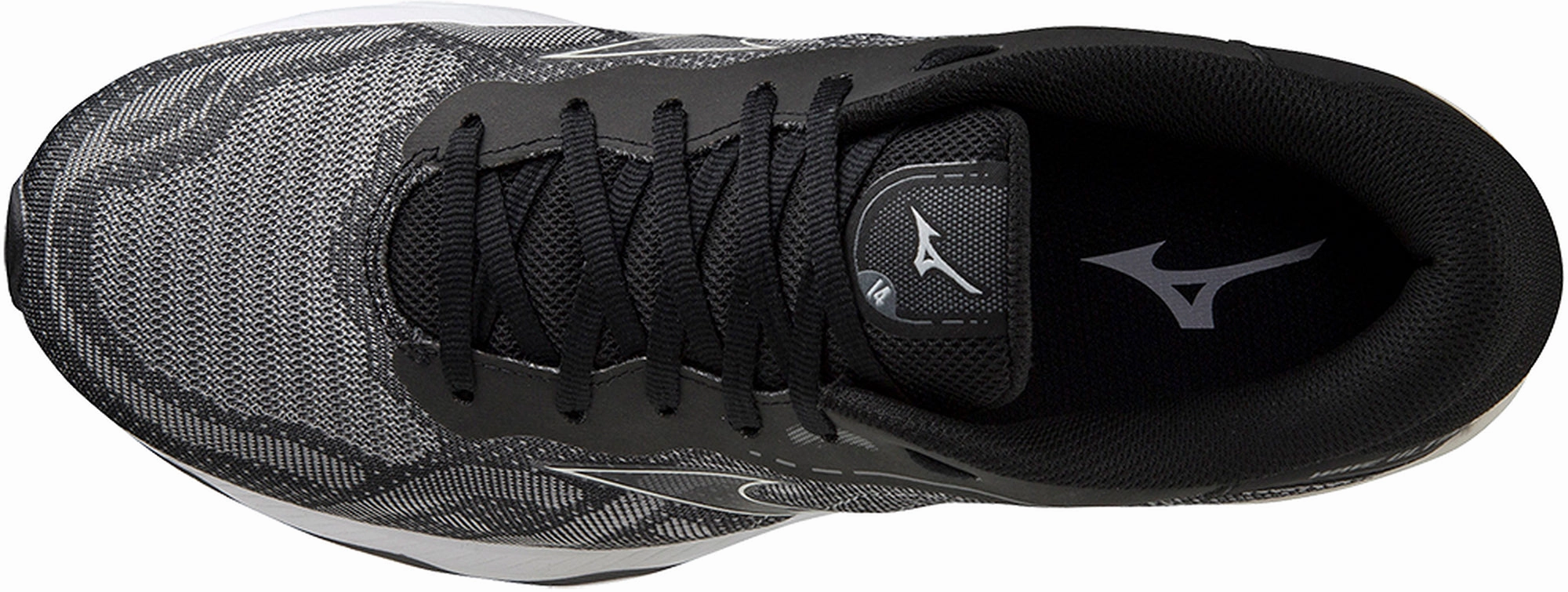 seamless upper running shoes Mizuno Wave Ultima 14 Mens Running Shoes - Black