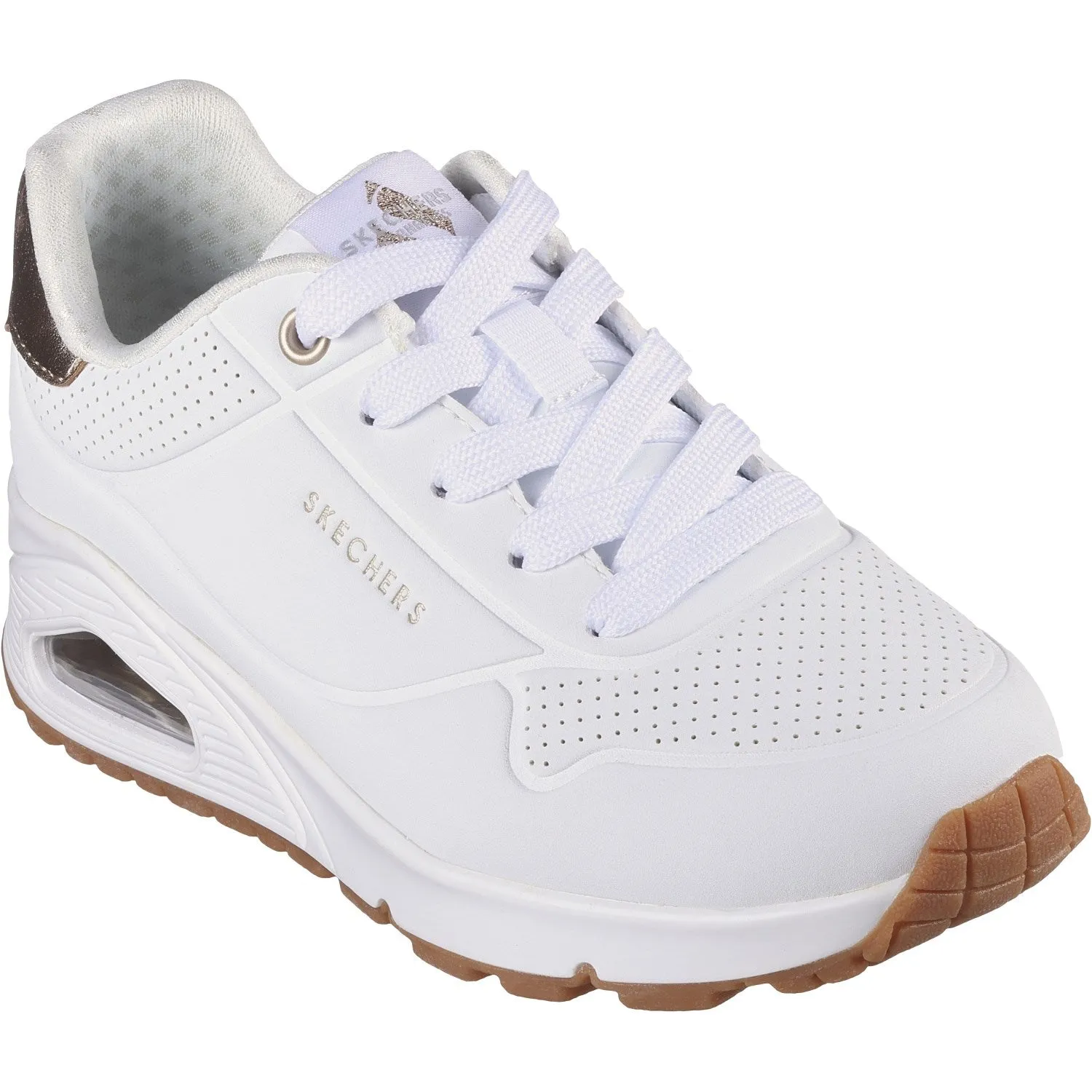 Skechers WHT Uno Gen1 - Shimmer Away Sneakers Energy Bounce