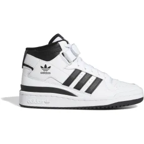 adidas Originals Cloud White/Core Black/Cloud White Forum Mid J Sneakers Long Time Wear Recycled materials