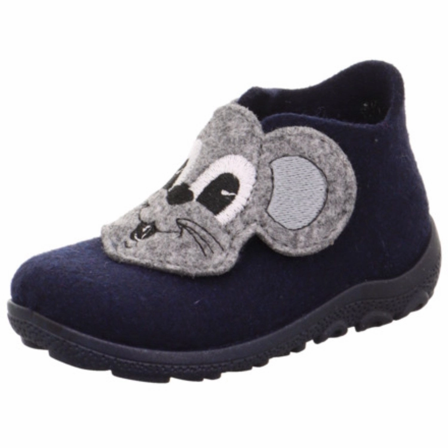 Superfit Blue/Grey Happy Octi Slippers With Warm Lining Rubber Sole