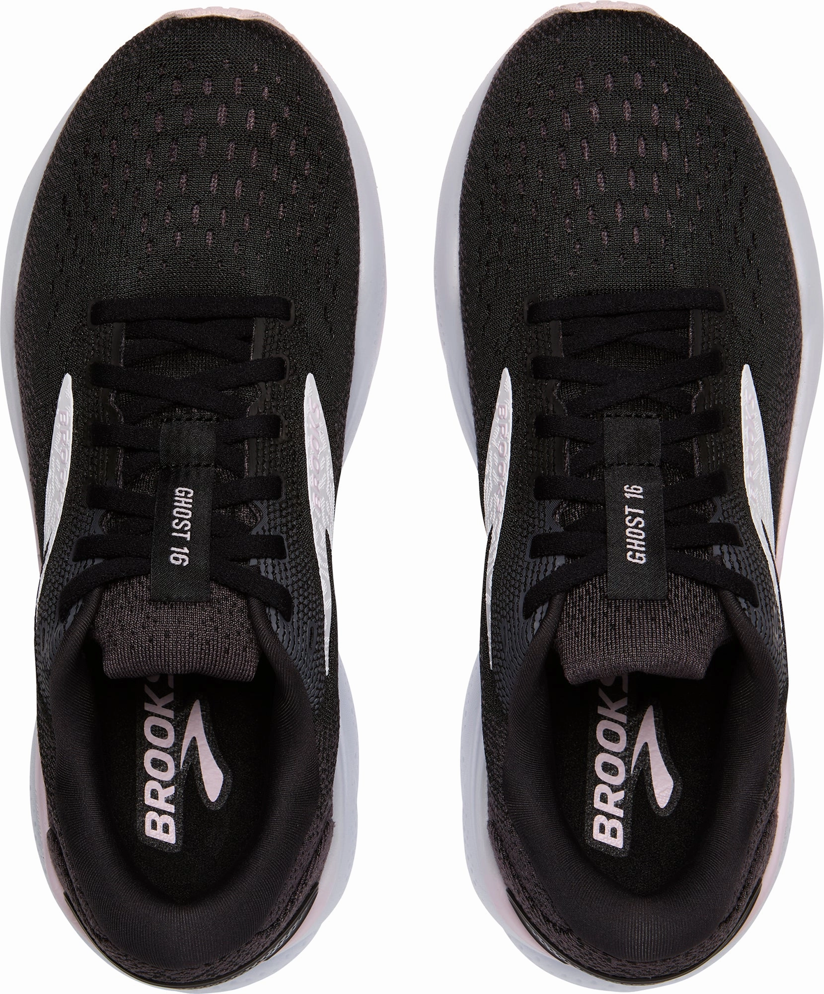 Brooks Ghost 16 Womens Running Shoes - Black high - heeled shoes advanced runner running wear