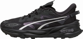 running in a bamboo bridge area shoes Puma Fast-Trac Nitro 3 GORE-TEX Womens Trail Running Shoes - Black