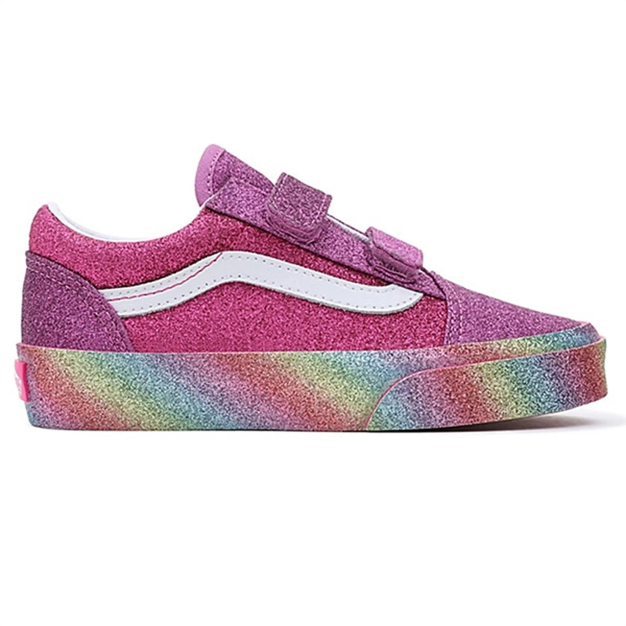 Step Relief Core Stability VANS UY Old Skool V Sneakers Glitter Rainglow Pink/Multi
