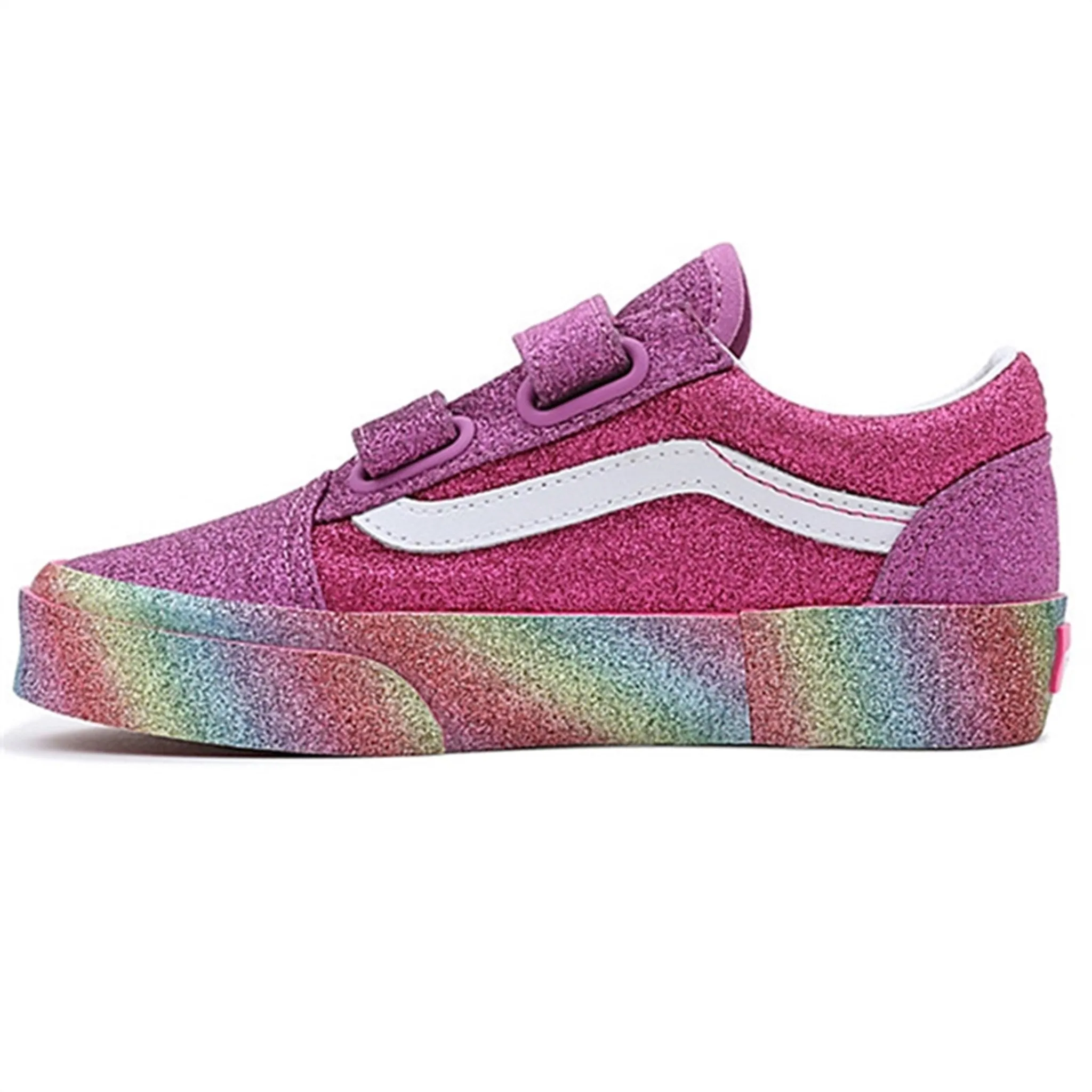 Reliable stability VANS UY Old Skool V Sneakers Glitter Rainglow Pink/Multi
