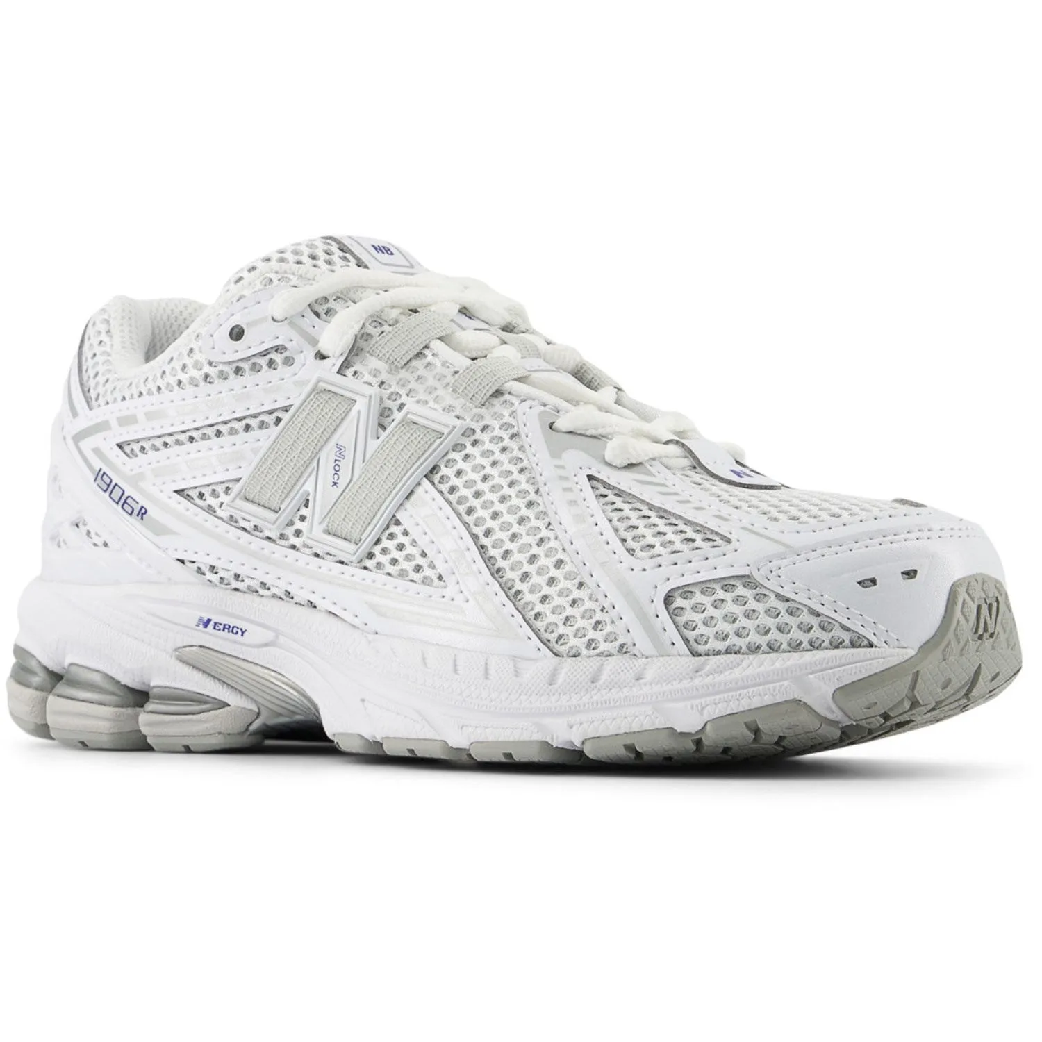 New Balance White New Balance 1906 Kids Lace Stitch Free Uppers