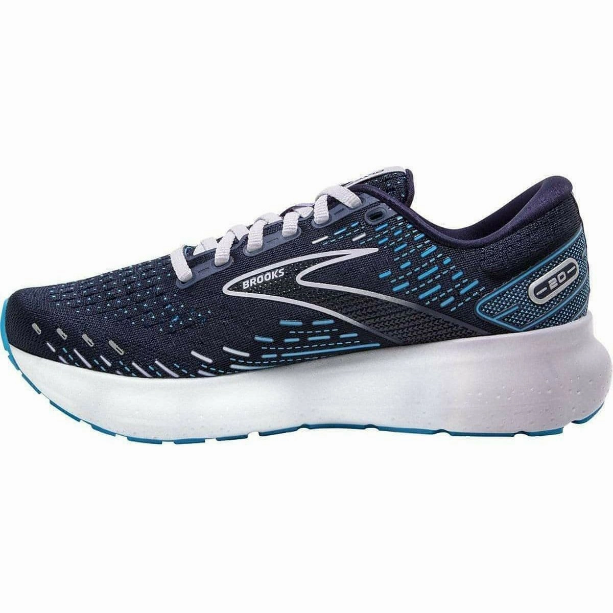 Brooks Glycerin 20 Womens Running Shoes - Blue ventilated shoes temperature regulation