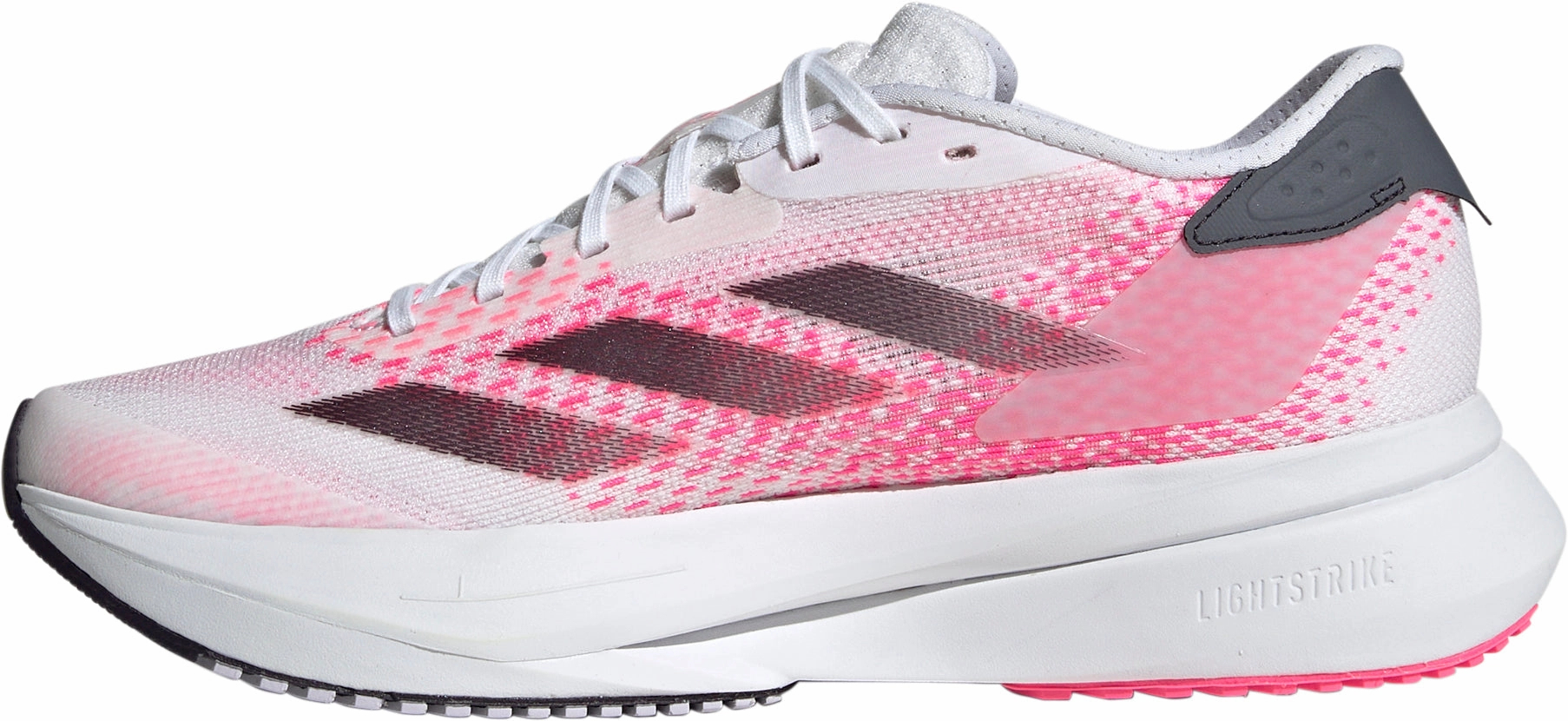 adidas Adizero SL 2 Womens Running Shoes - White running in a culvert area shoes