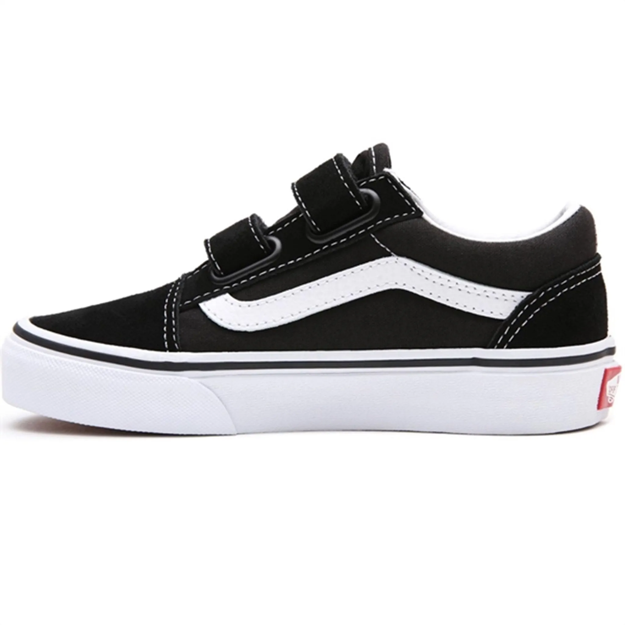 Street Use Style Casual VANS Old Skool V Black/True White Sko