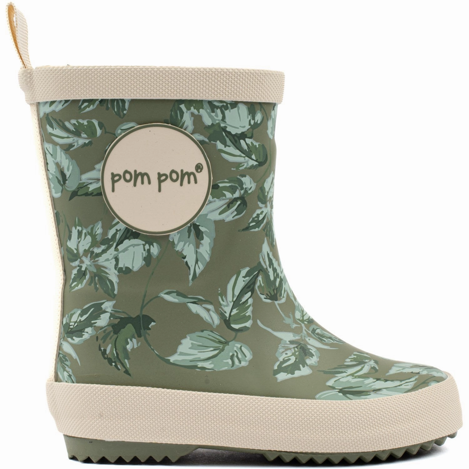 Quick Drying Pom Pom Nettle Camo AOP Rubber Boot AOP