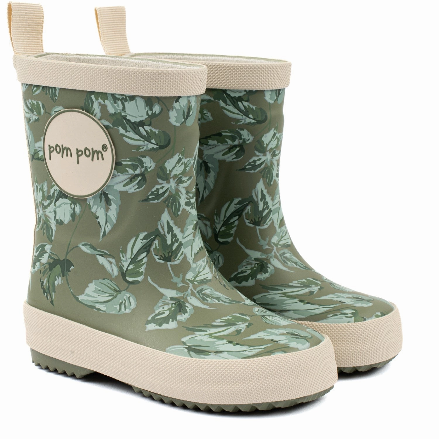 Ski Resort Visitor Pom Pom Nettle Camo AOP Rubber Boot AOP