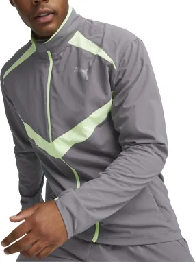 Puma Ultraweave Mens Running Jacket - Grey Weather Gear