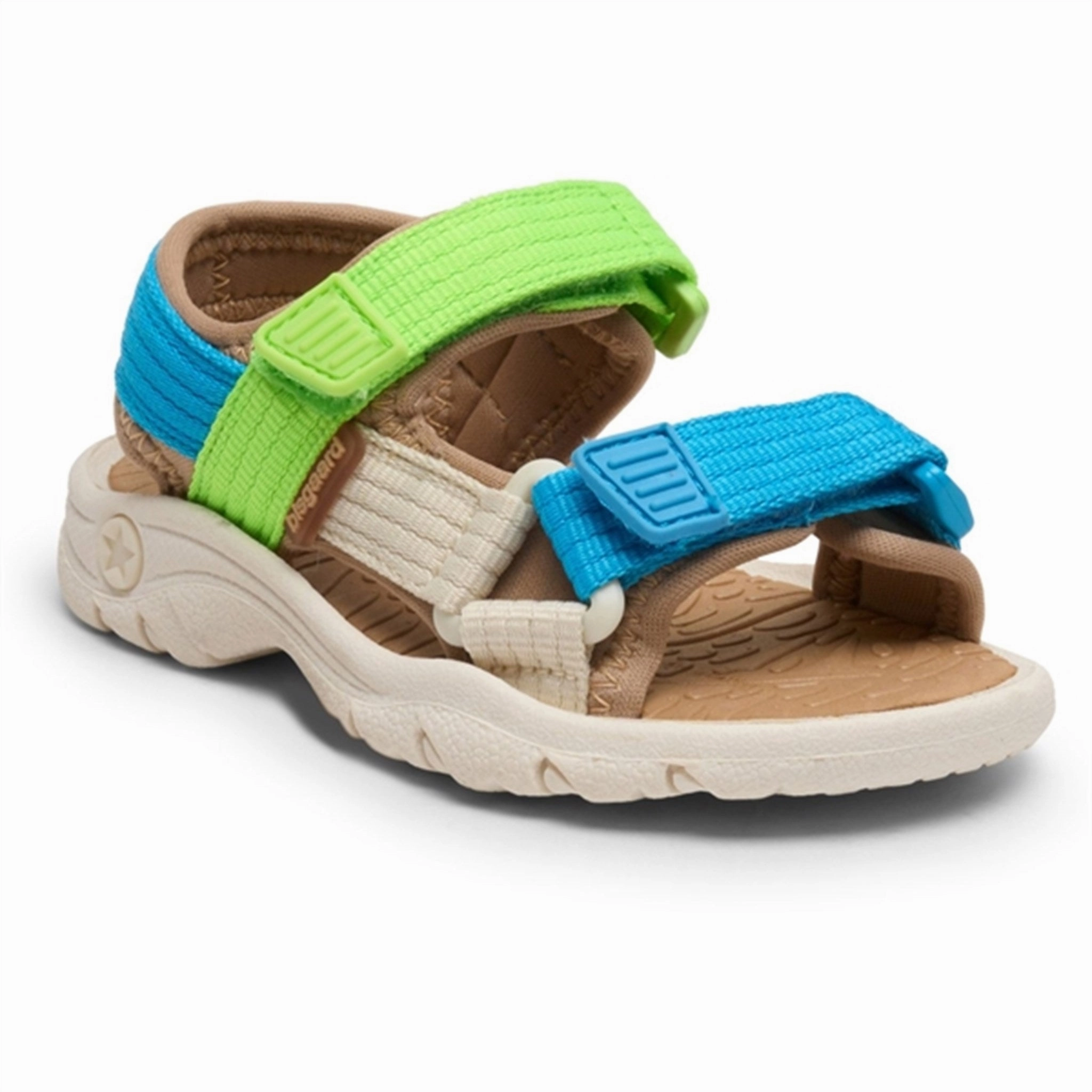 Comfort Relax Step Bisgaard Nico Sandal Bright Blue/Green