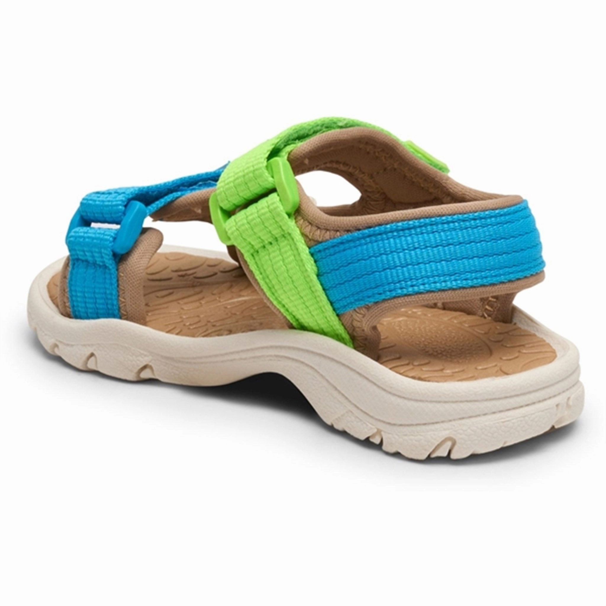 Bisgaard Nico Sandal Bright Blue/Green Simple Comfort Comfortable Flexibility