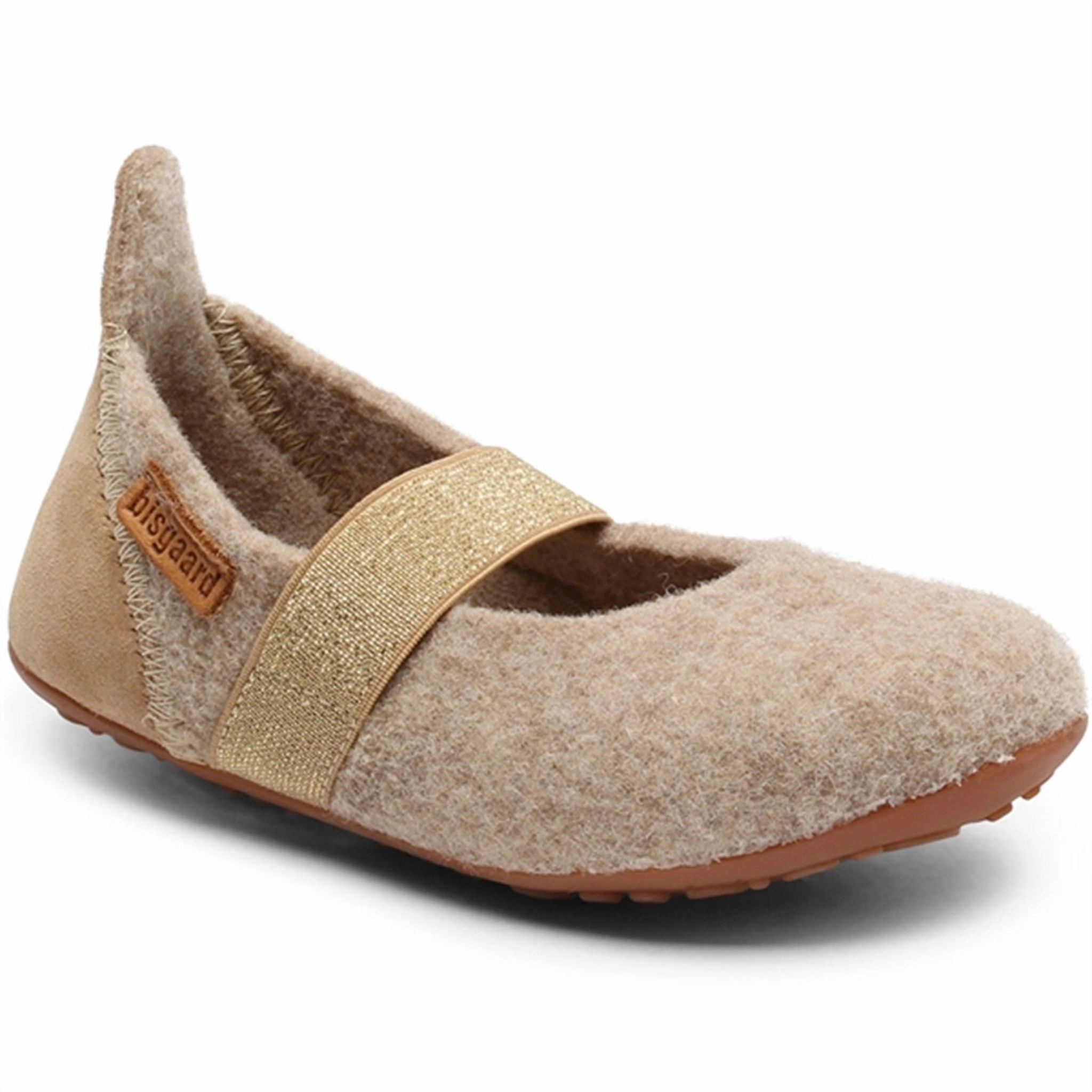 Quick Slip On Easygoing Comfort Bisgaard Indoor Shoes Ballet Uld Nougat