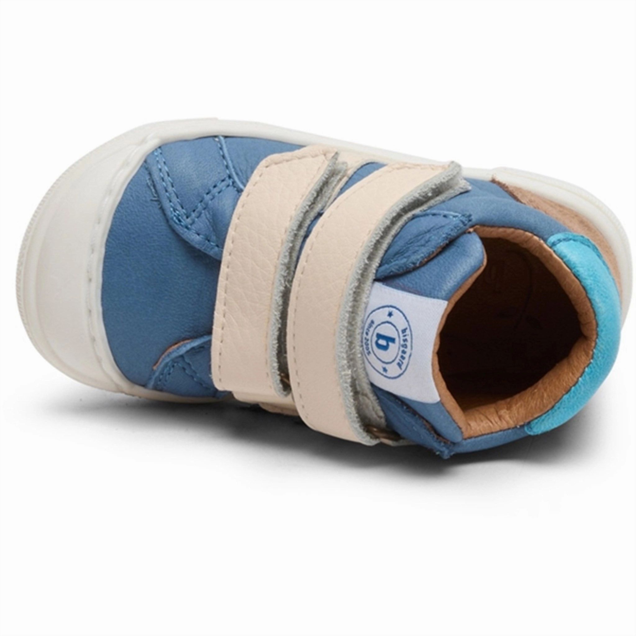 Bisgaard Indy First Step Shoe Blue Smile Step