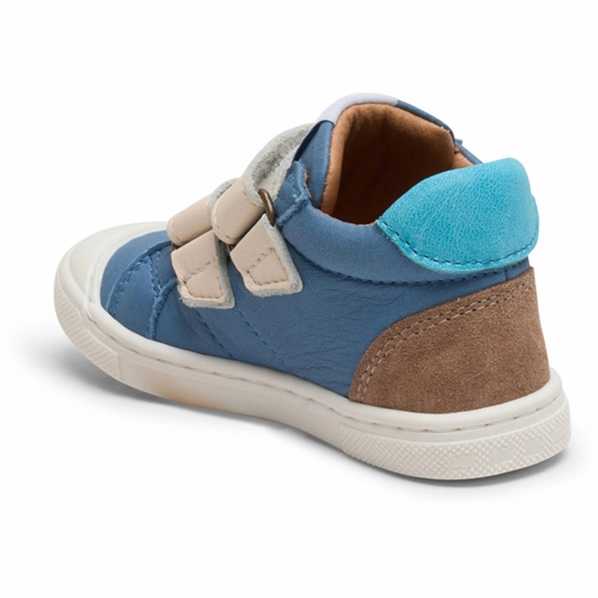 Flat Bottom Bisgaard Indy First Step Shoe Blue