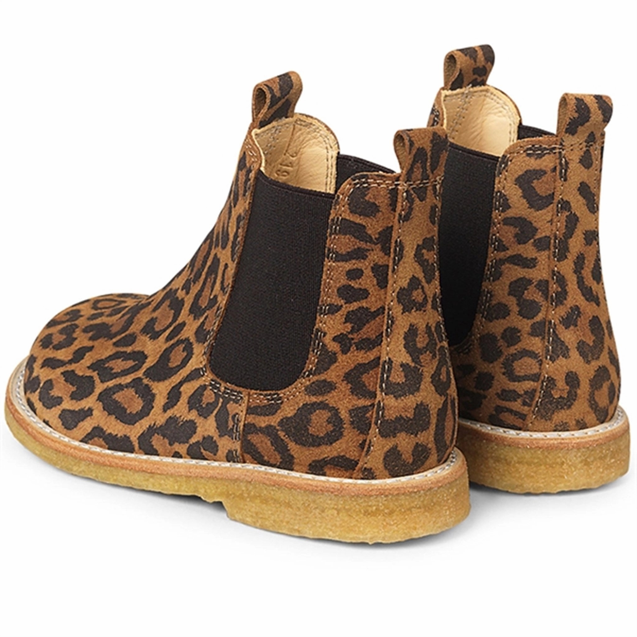 Comfortable ankle Air Flow Angulus Chelsea Boot Leo/Brown