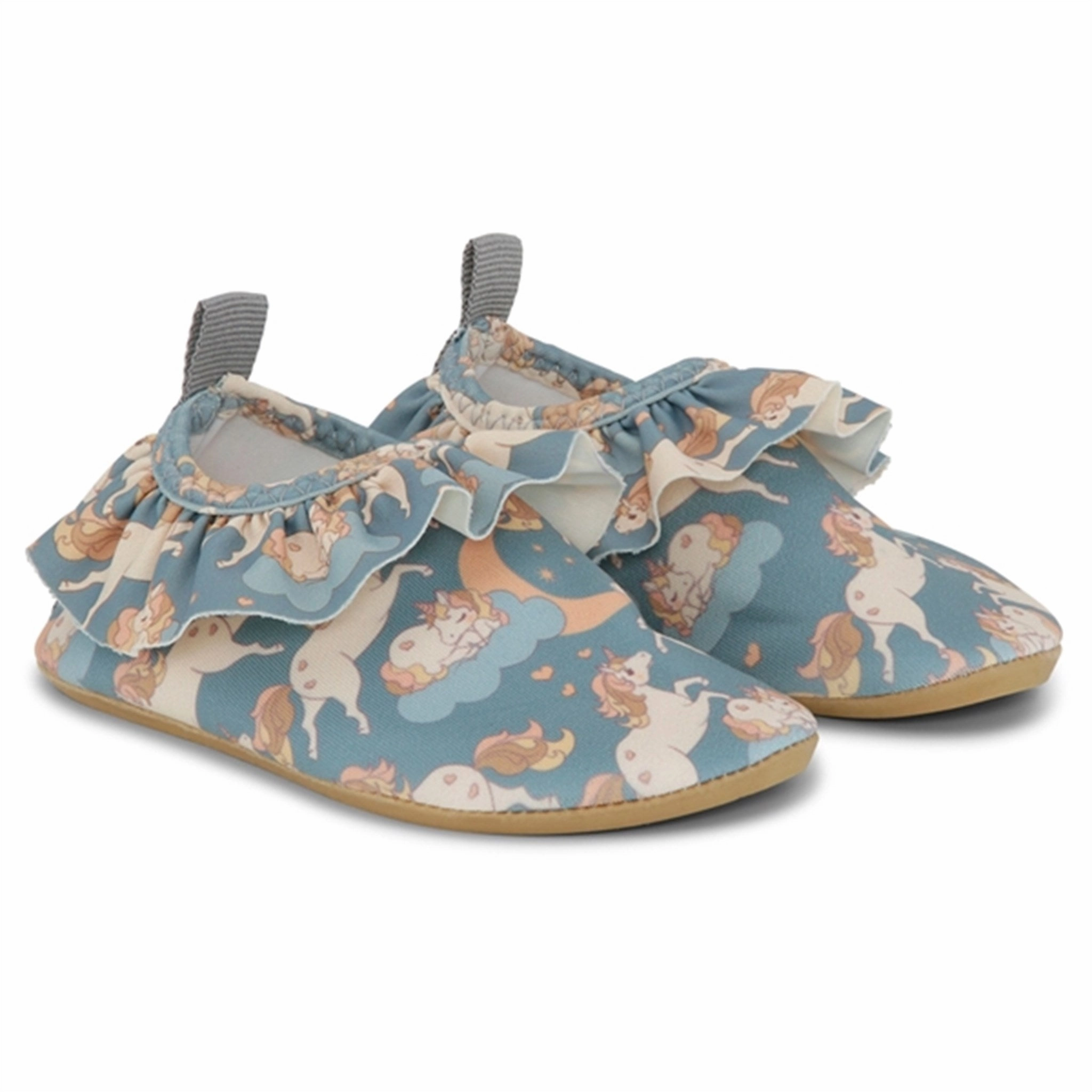 Sea View Airy Walk Konges Sl?jd Unicorn Blue Manuca Frill Swim Shoes