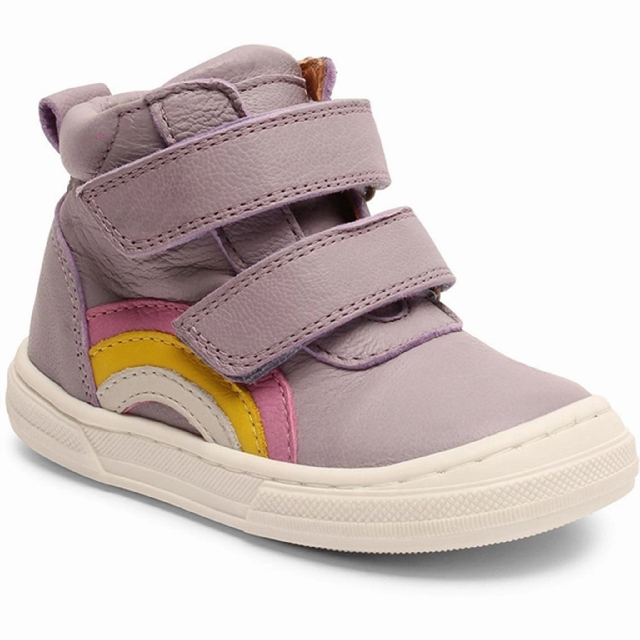 Bisgaard Rainbow Velcro Shoe Purple Minimal Impact ArchSupport