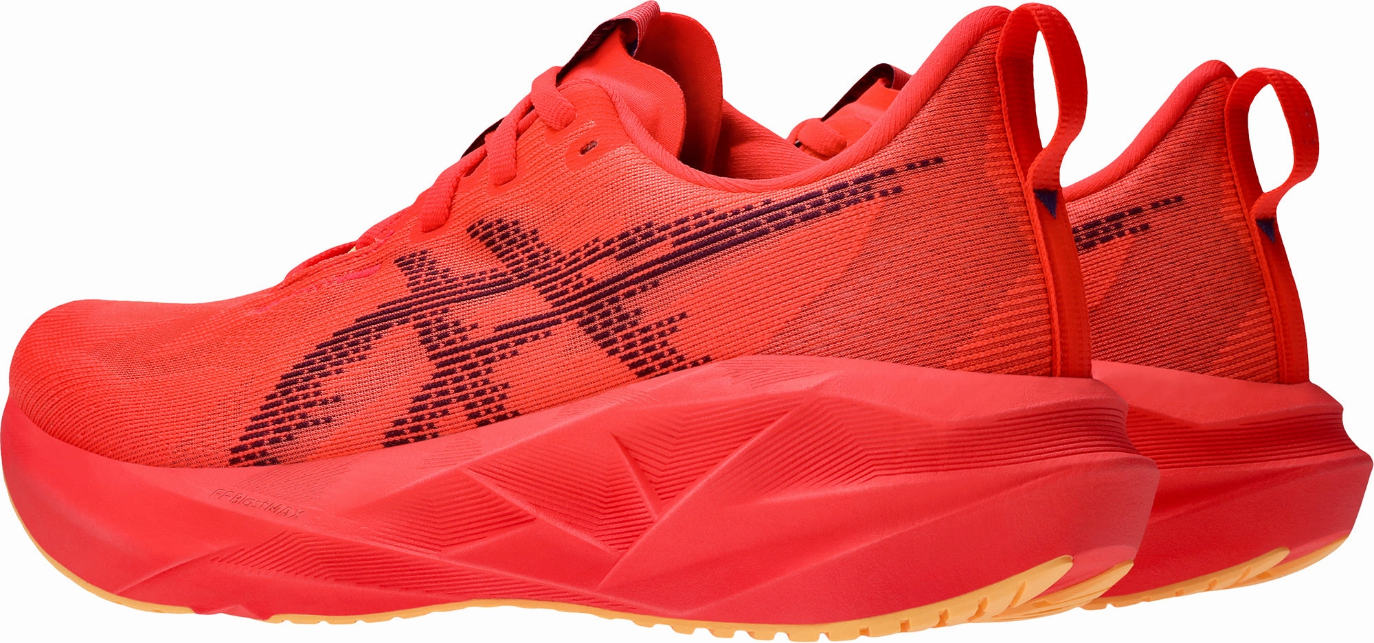 Asics NovaBlast 5 Womens Running Shoes - Red for sprints Arch Stability Technology