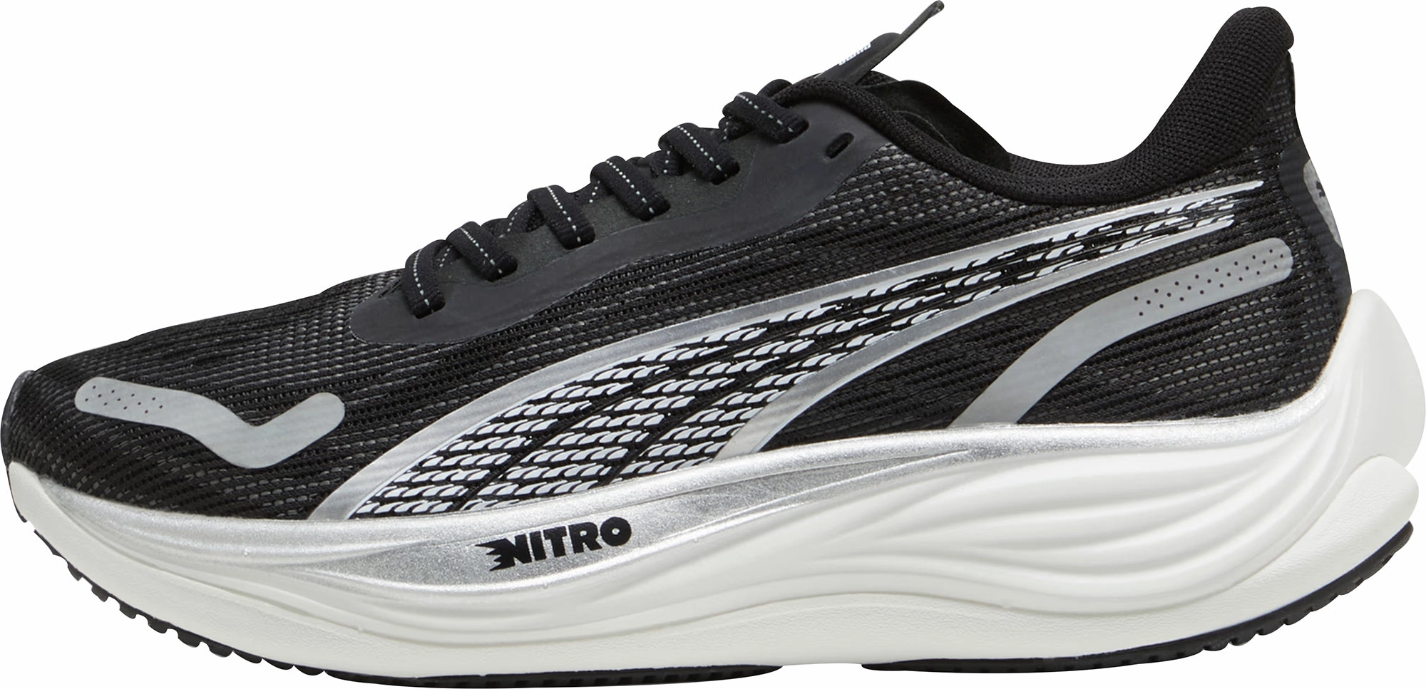 solo running shoes lace - up running shoes Puma Velocity Nitro 3 Womens Running Shoes - Black