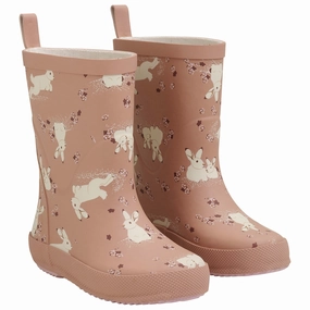 french chic CeLaVi Tawny Brown Wellington Boots