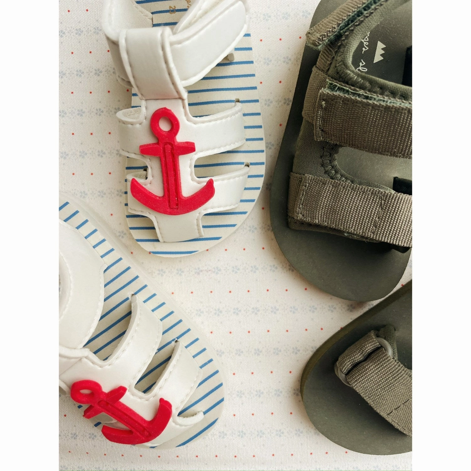 Konges Sl?jd Stripe Provance Sable Sandal. Tassel Fun