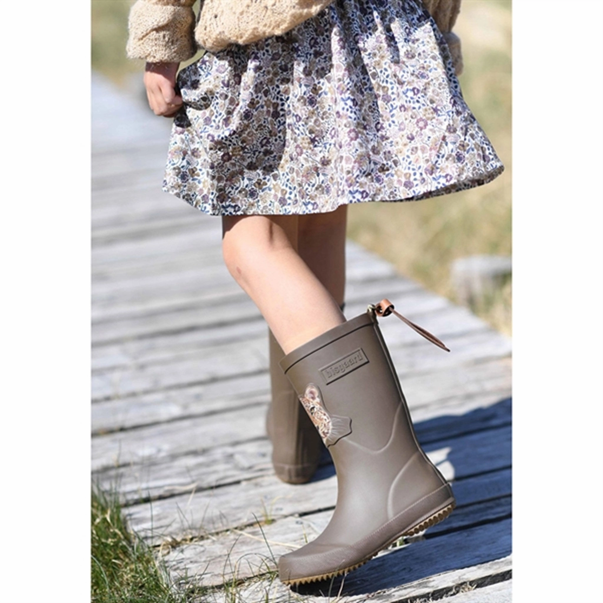 Grip Strong Breathable Remote Hiking Bisgaard Basic Rubber Boots brown Jaguar