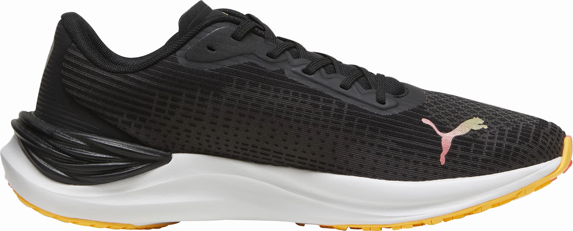 colorful shoe appearance Puma Electrify Nitro 3 Mens Running Shoes - Black