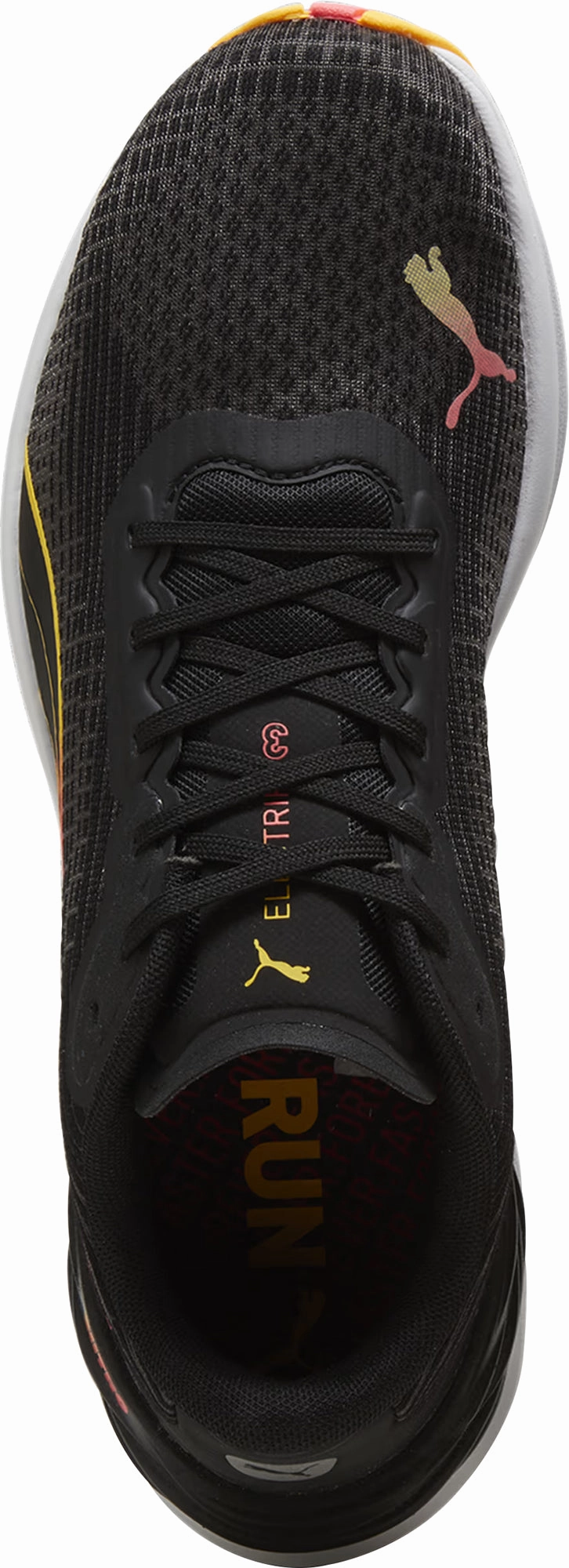 Puma Electrify Nitro 3 Mens Running Shoes - Black wide shoes slip - on running shoes