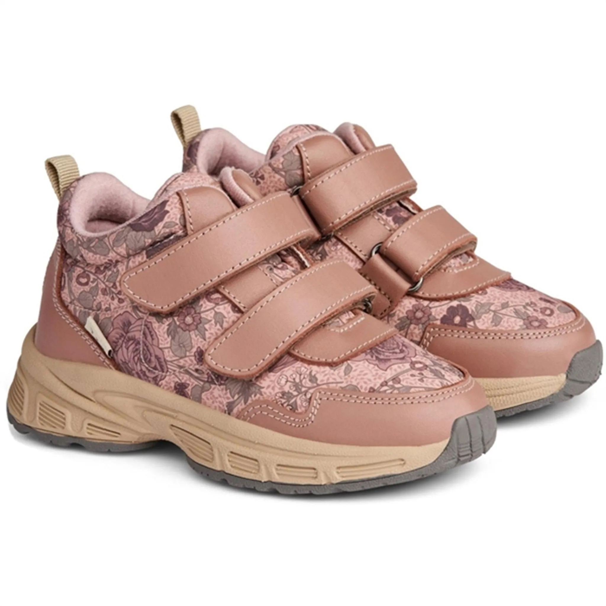 Wheat Sneakers Leony Tex Dusty Rouge Stretch Gusset